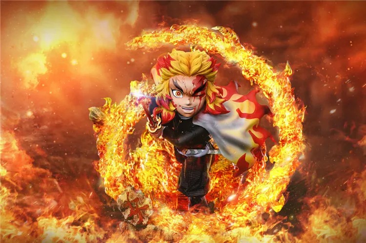 Anime Figuren - Figur Kimetsu Keine Yaiba Rengoku Kyoujurou